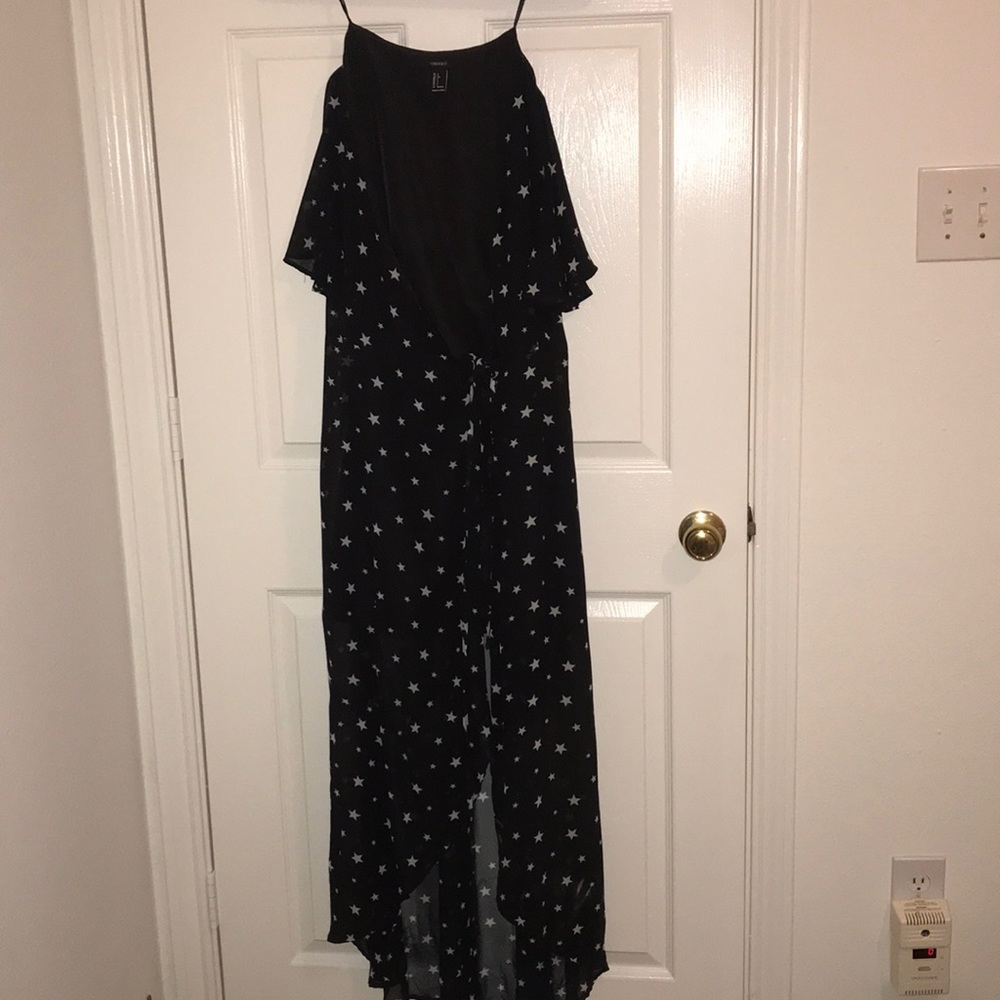 star wrap dress
